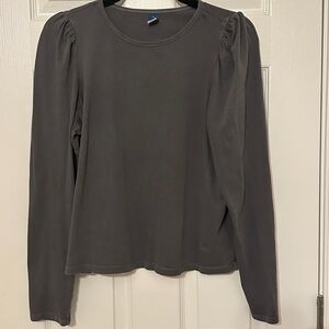 Old Navy Charcoal Long Sleeve Top